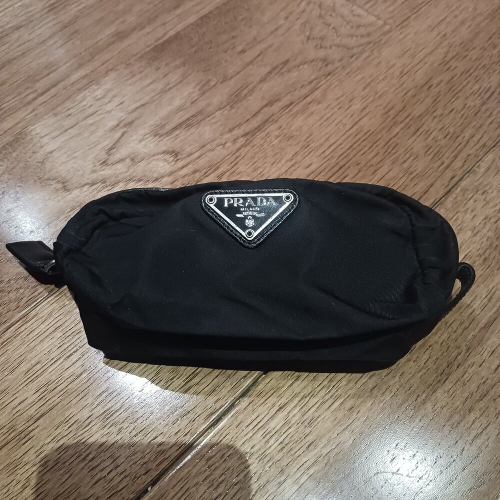 Prada Pouch Black Cosmetic Bag